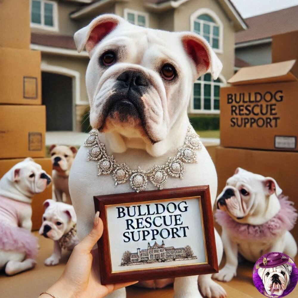 Bougie Bella's Bulldog Rescue Support Appreciation Certificate